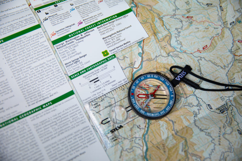 How to Navigate with a Map and Compass