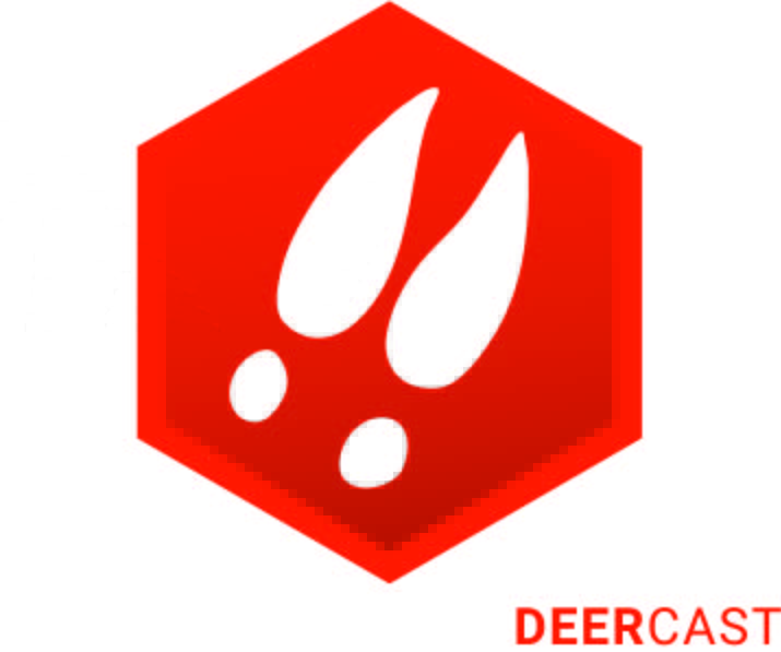 DeerCast Logo Red