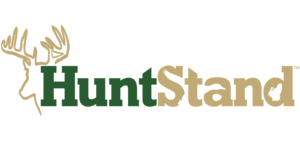 HuntStand Logo in green and tan